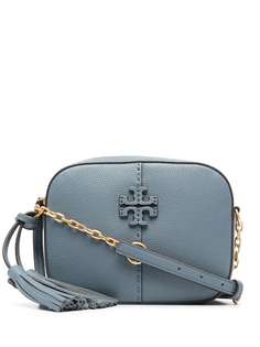 Tory Burch каркасная сумка из зернистой кожи