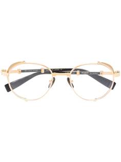 Balmain Eyewear очки в круглой оправе