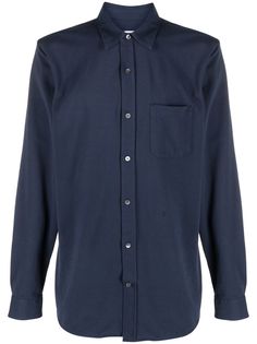 Closed рубашка с длинными рукавами и накладным карманом