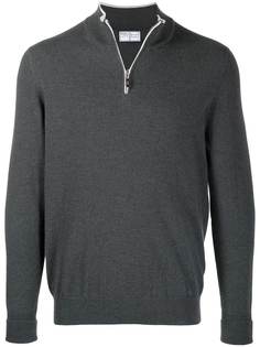 Fedeli кашемировый джемпер на молнии