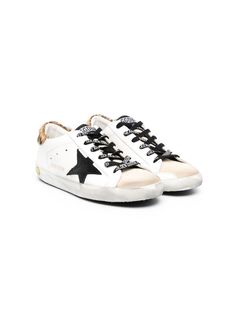 Golden Goose Kids кеды Superstar в стиле колор-блок