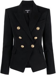 Balmain двубортный блейзер