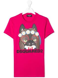 Dsquared2 Kids футболка с принтом