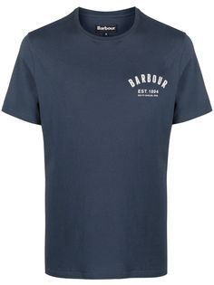 Barbour футболка с логотипом