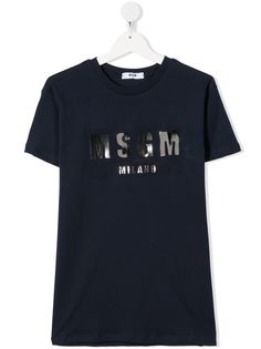 MSGM футболка с логотипом