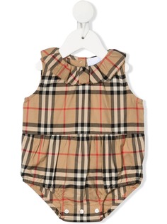 Burberry Kids боди в клетку Vintage Check