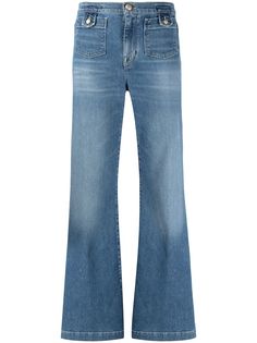 Jacob Cohen расклешенные джинсы средней посадки