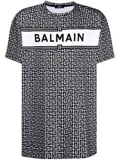 Balmain футболка PM с монограммой