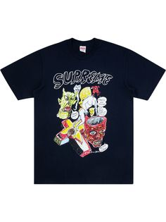 Supreme футболка из коллаборации с Daniel Johnston