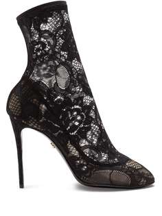 Dolce & Gabbana кружевные ботильоны Bace