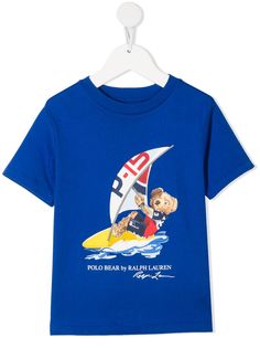 Ralph Lauren Kids футболка с принтом