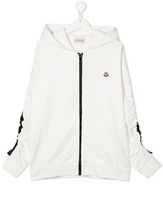 Moncler Enfant худи с нашивкой-логотипом