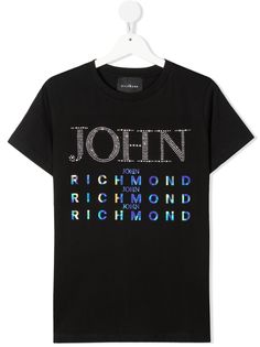 John Richmond Junior футболка с заклепками