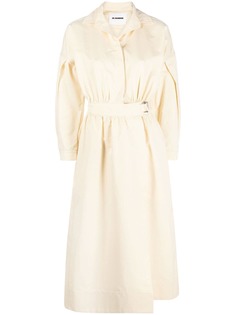 Jil Sander платье миди с поясом