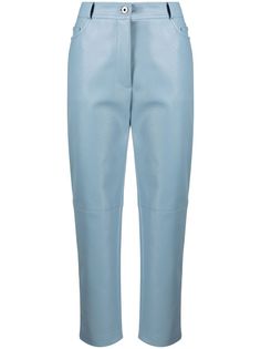 Stella McCartney прямые брюки из искусственной кожи