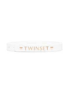 TWINSET Kids ремень из искусственной кожи с логотипом