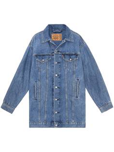 GANNI джинсовое платье оверсайз из коллаборации с Levis