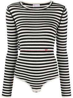 RED Valentino боди в полоску