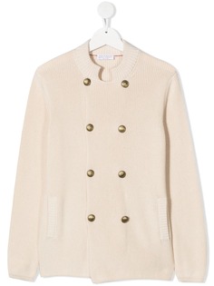 Brunello Cucinelli Kids джемпер с декоративными пуговицами