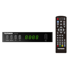 Ресивер DVB-T2 Telefunken TF-DVBT252, черный