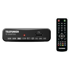 Ресивер DVB-T2 Telefunken TF-DVBT232, черный