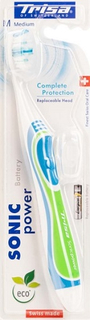 Электрическая зубная щетка TRISA Sonicpower Battery Green (685860-G)