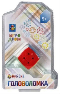 Головоломка 1toy "Куб 3х3", 3 см (Т14202)