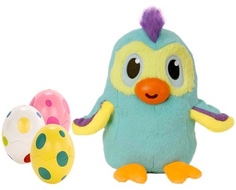 Мягкая игрушка 1toy Дразнюка-Несушка: Арапопка и 3 пластиковых яйца (Т13656)