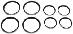 Накладки на колесные диски BUGABOO Fox Glossy Black (230260ZW01)
