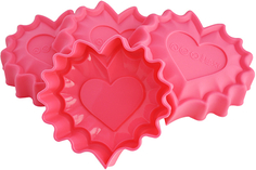 Формы для выпечки REGENT-INOX 93-SI-S-13 Silicone Валентинки, 4 шт