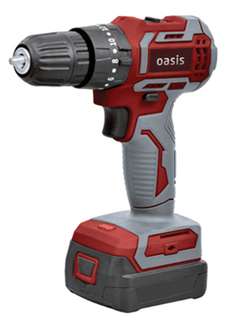 Аккумуляторная ударная дрель-шуруповерт OASIS ASU-14A (S), бесщеточная