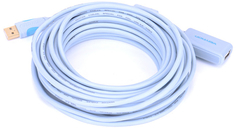 Активный кабель-удлинитель Vention USB 2.0 AM/AF с усилителем, 15 м (VAS-C01-S1500)