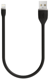 Кабель Satechi Flexible Lightning - USB, 0,25 м Black (ST-FCL10B)