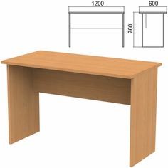 Письменный стол ПРОГРАММА-ТЕХНО "Арго", 120х60х76 см, груша арозо (641243)
