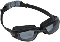 Очки для плавания Bradex SF 0388 "Комфорт+", черные, линзы прозрачные