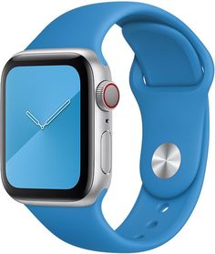 Ремешок Apple Sport Band для Watch 40 мм размеры S/M и M/L (синяя пучина)