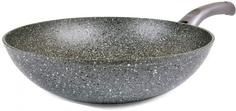 Сковорода-вок TVS Mineralia Induction Eco 28см (серый)