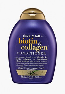 Кондиционер для волос Ogx с биотином и коллагеном, 385 мл