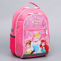 Рюкзак школьный с эргономичной спинкой, принцессы, 39 x 35 x 17 см Disney