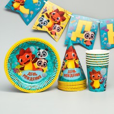 Набор бумажной посуды Дракоша Тоша