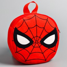 Рюкзак детский плюшевый, человек-паук Marvel