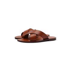 Кожаные шлепанцы Ralph Lauren