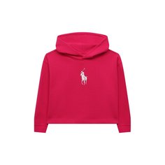 Укороченное худи из хлопка Polo Ralph Lauren