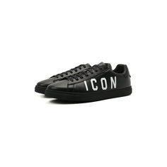 Кожаные кеды Icon Dsquared2