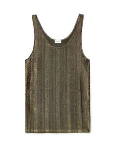 Топ без рукавов Saint Laurent