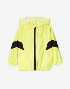 Зелёная куртка oversize со вставками для мальчика Gloria Jeans