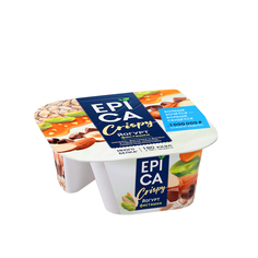 Йогурт Epica Crispy Фисташки и смесь из семян подсолнечника, орехов и темного шоколада 140 г