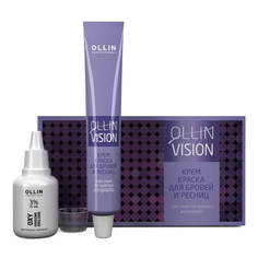 Крем-краска для бровей и ресниц Ollin Professional Vision Set graphite 20 мл
