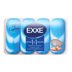 Туалетное крем-мыло Exxe "Морской жемчуг" 4x90 г