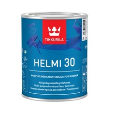 Тиккурила Хелми 30 универсальная акрилатная краска для мебели полуматовая 1/0.9л